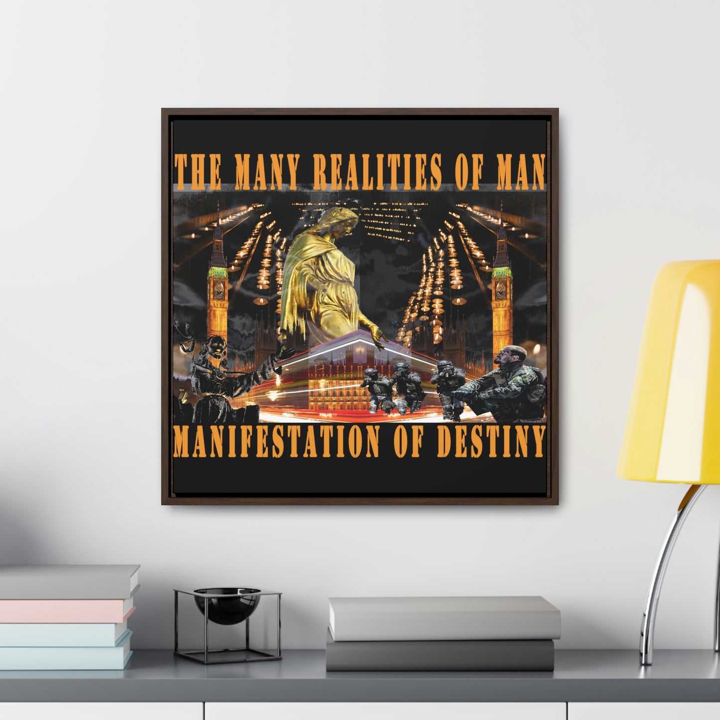 Manifestation of Destiny Gallery Canvas Wraps, Square Frame