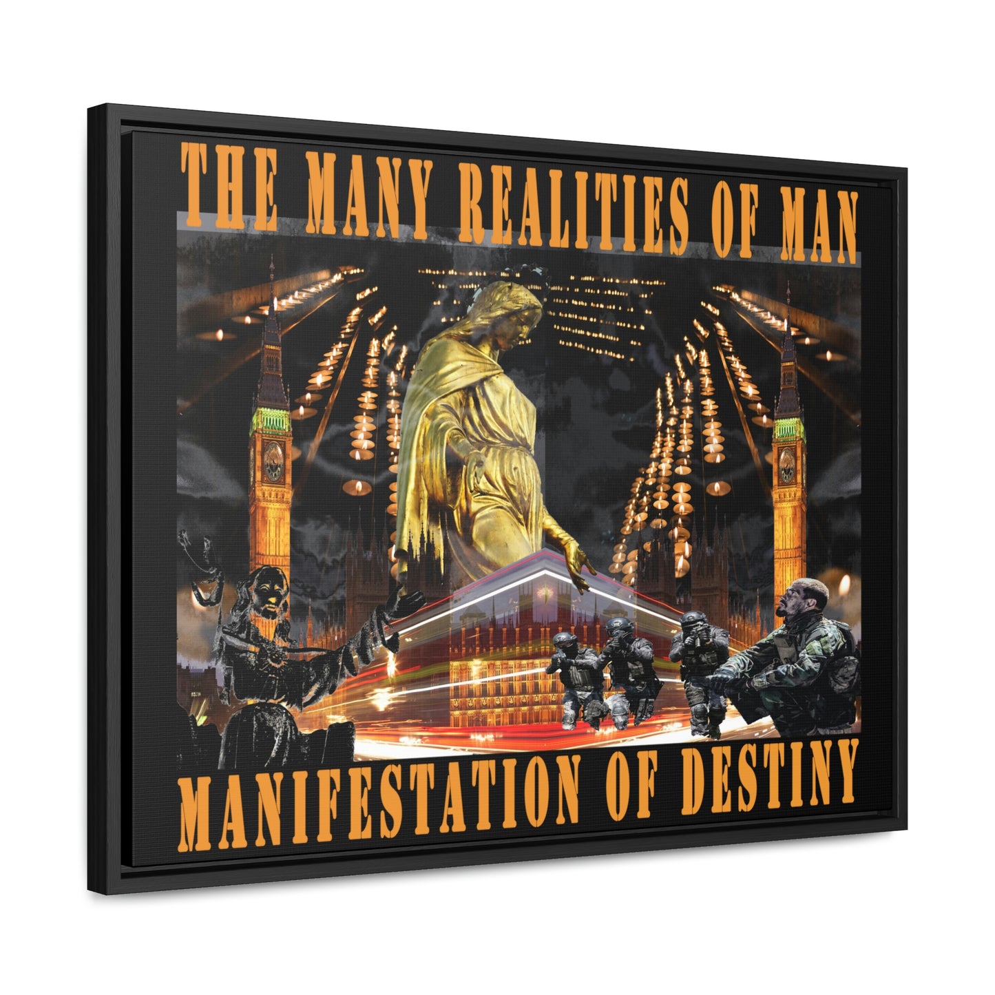 Manifestation of Destiny Gallery Canvas Wraps, Horizontal Frame