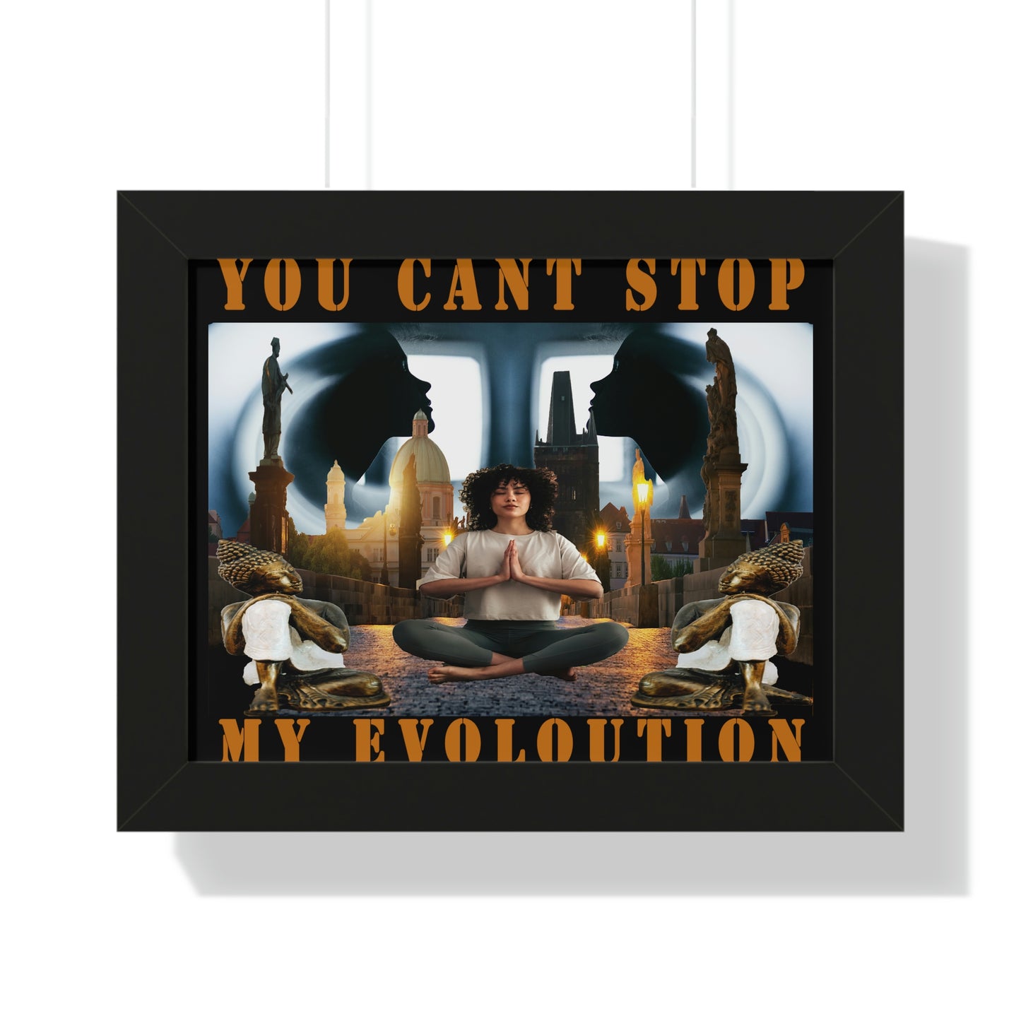 Framed Horizontal Poster YOU CAN'T STOP MY EVOLUTION