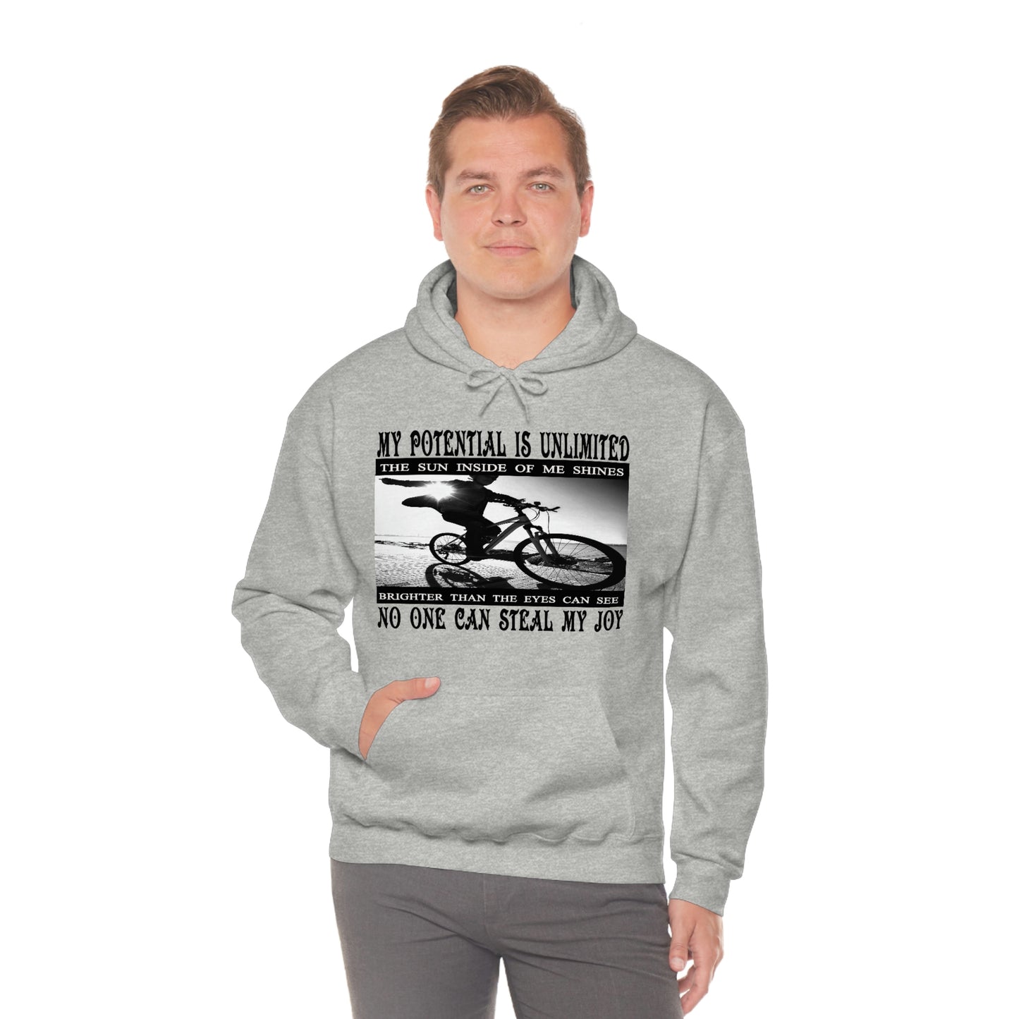 Unisex My Potential is Unlimited Heavy Blend™ Hooded Sweatshirt