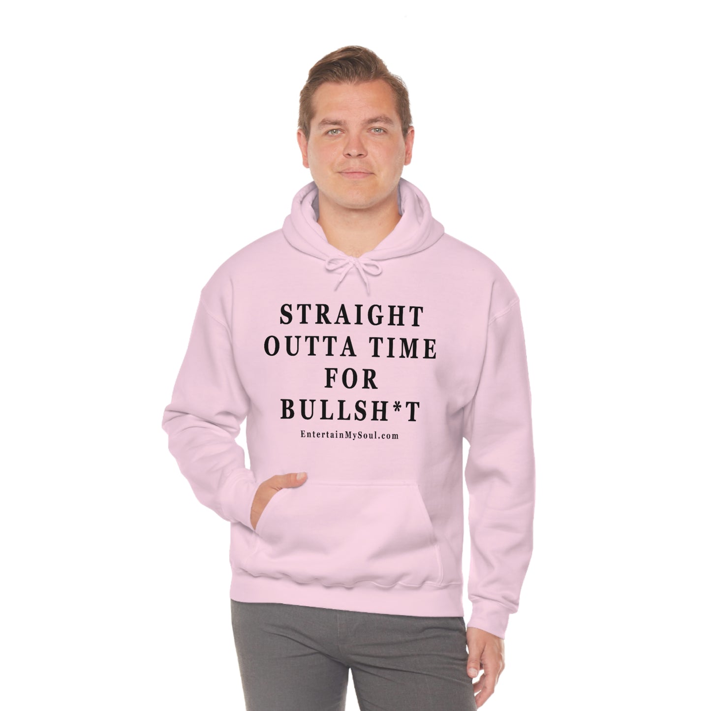 Unisex Heavy Blend™ Hooded Sweatshirt Straight Outta Time for Bullsh*t