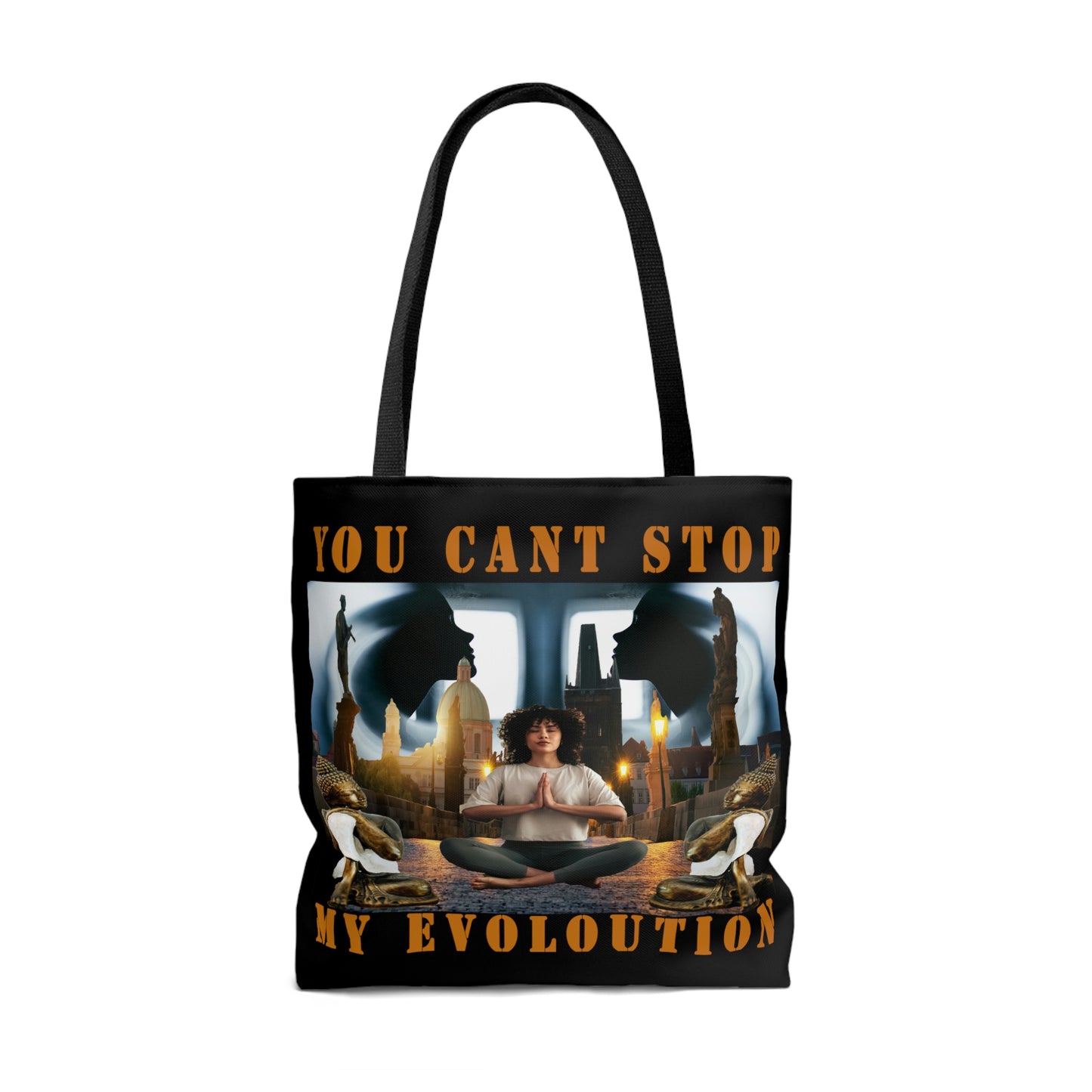 AOP Tote Bag YOU CAN'T STOP MY EVOLUTION