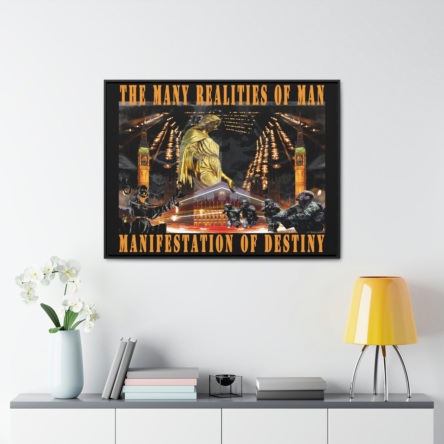 Manifestation of Destiny Gallery Canvas Wraps, Horizontal Frame