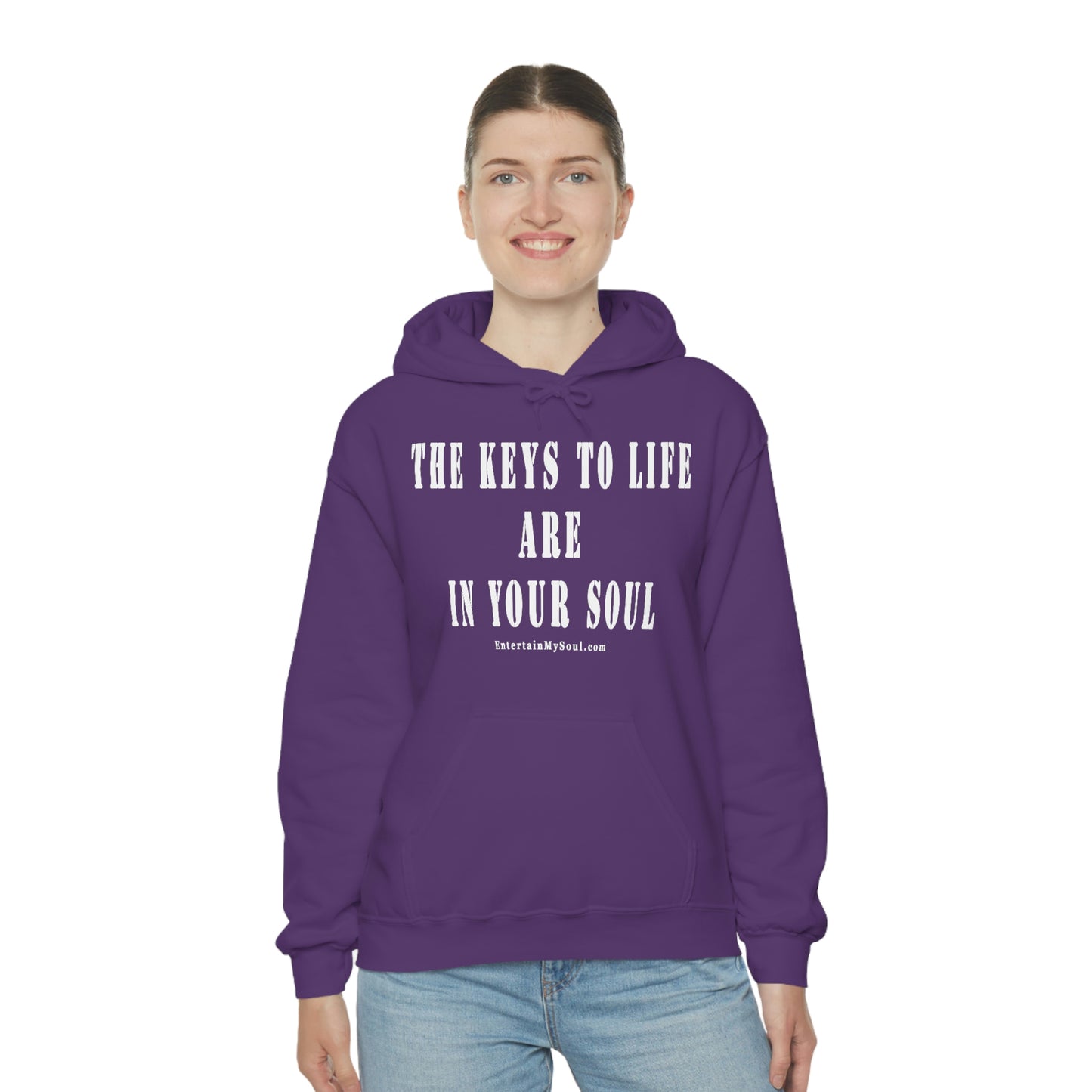 Unisex Heavy Blend™ Hooded Sweatshirt The Keys to Life are in Your Soul