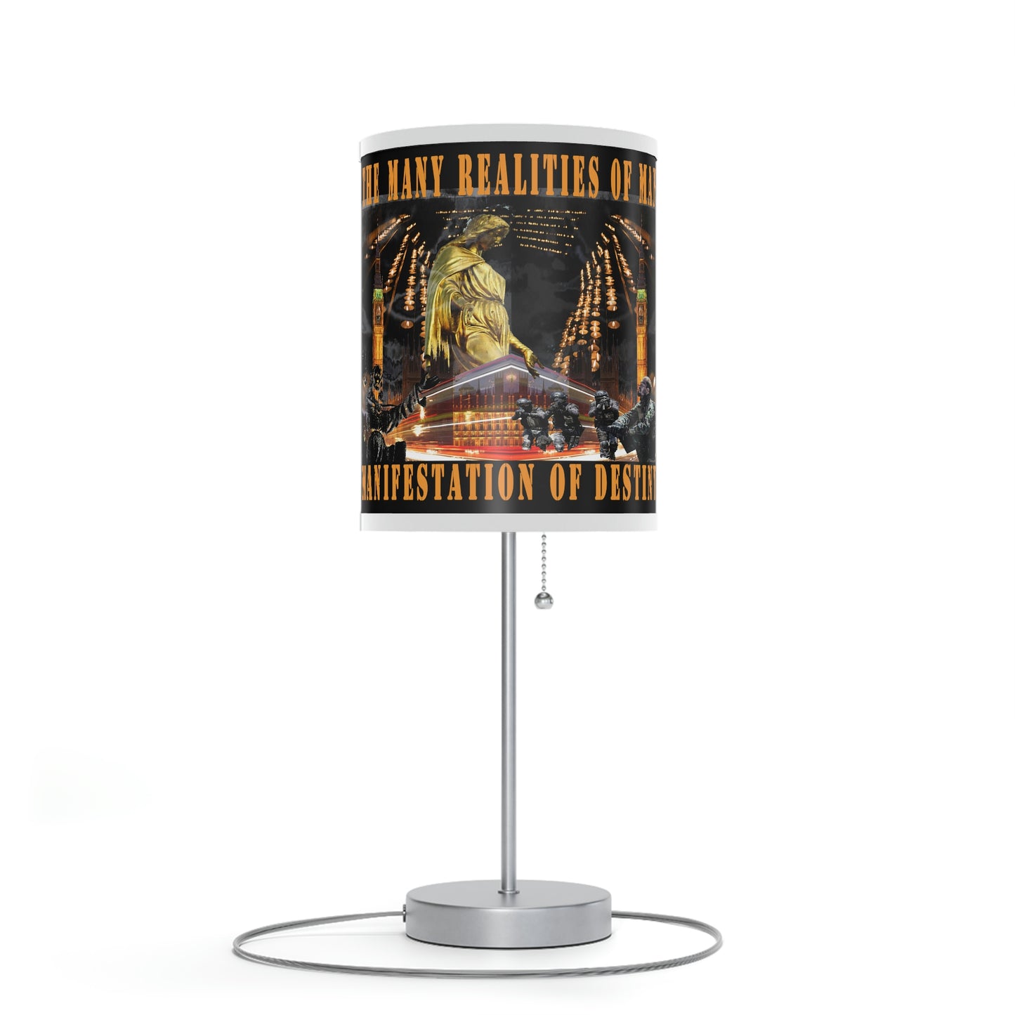 Manifestation of Destiny Lamp on a Stand, US|CA plug