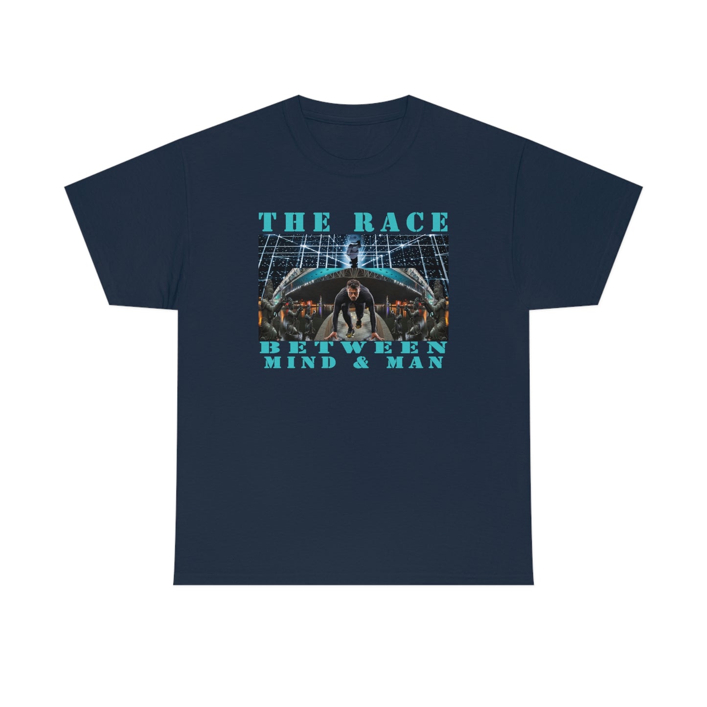 Unisex The Race Between Mind and Man Heavy Cotton Tee