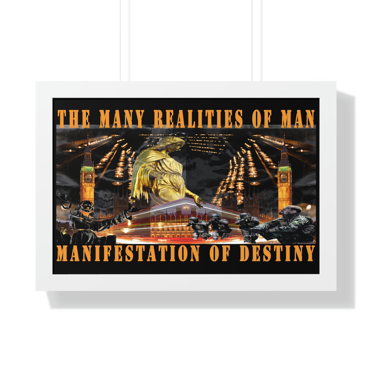 Manifestation of Destiny Framed Horizontal Poster