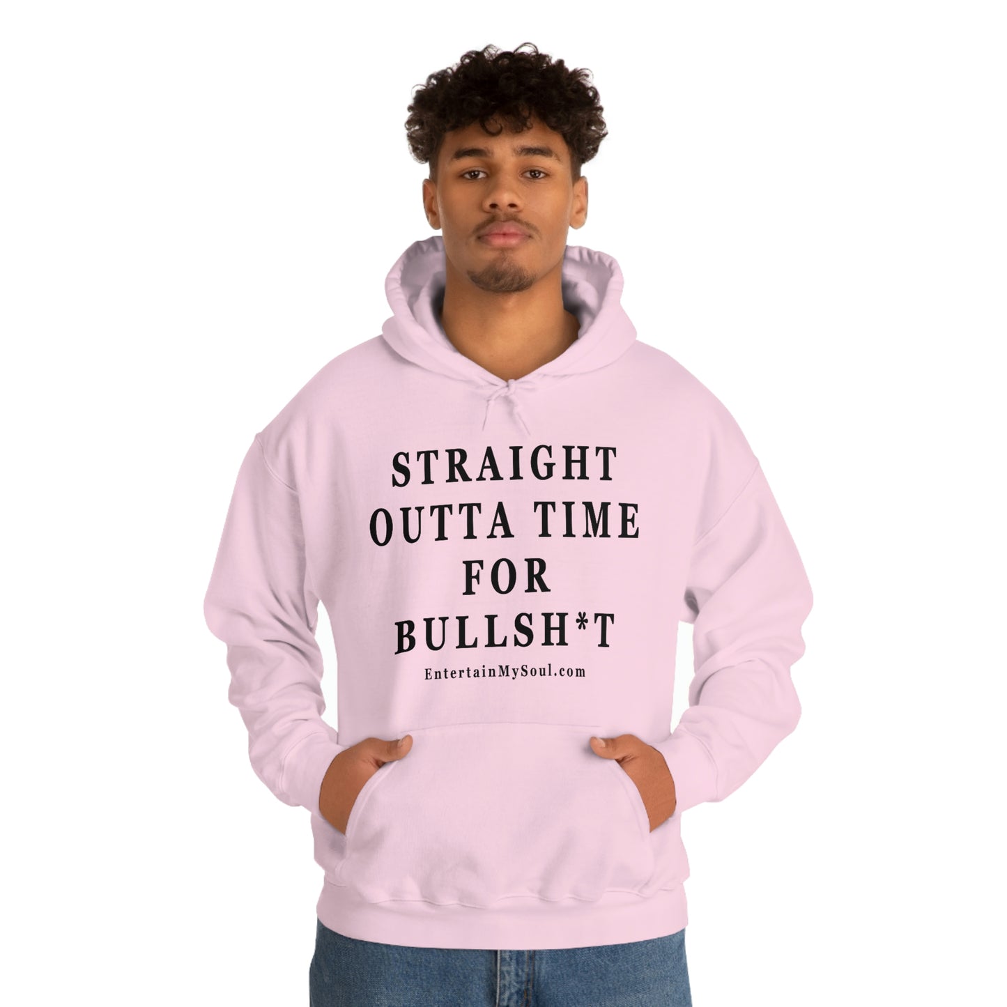 Unisex Heavy Blend™ Hooded Sweatshirt Straight Outta Time for Bullsh*t