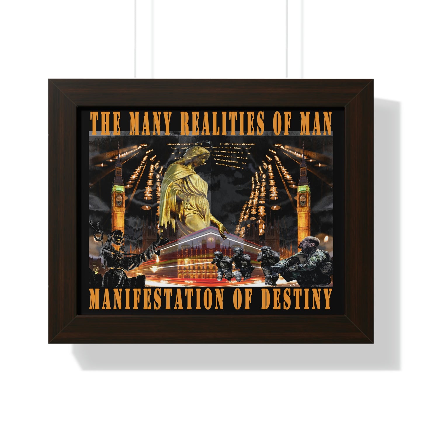 Manifestation of Destiny Framed Horizontal Poster