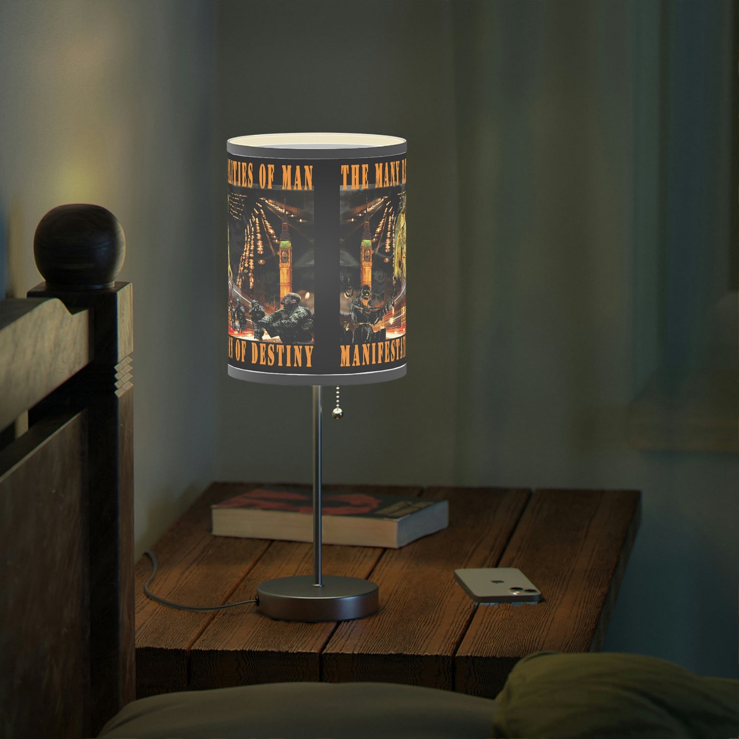 Manifestation of Destiny Lamp on a Stand, US|CA plug