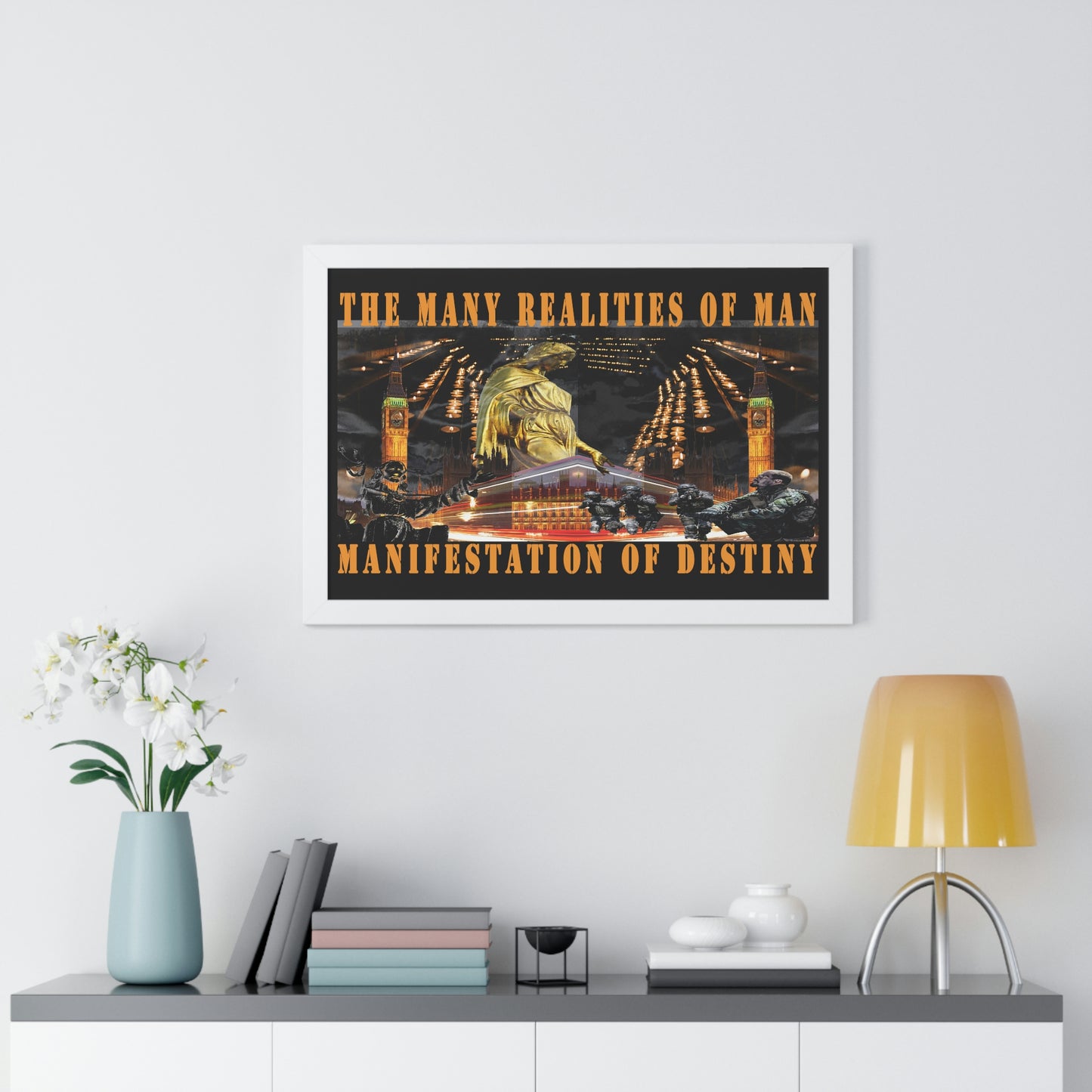 Manifestation of Destiny Framed Horizontal Poster