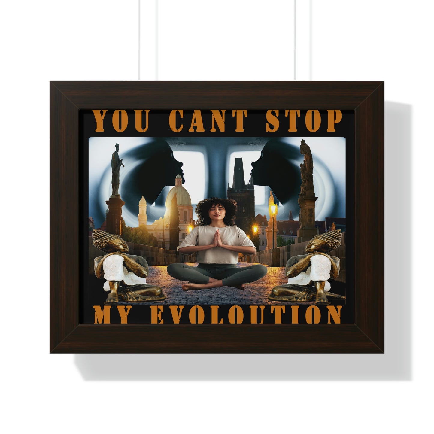 Framed Horizontal Poster YOU CAN'T STOP MY EVOLUTION