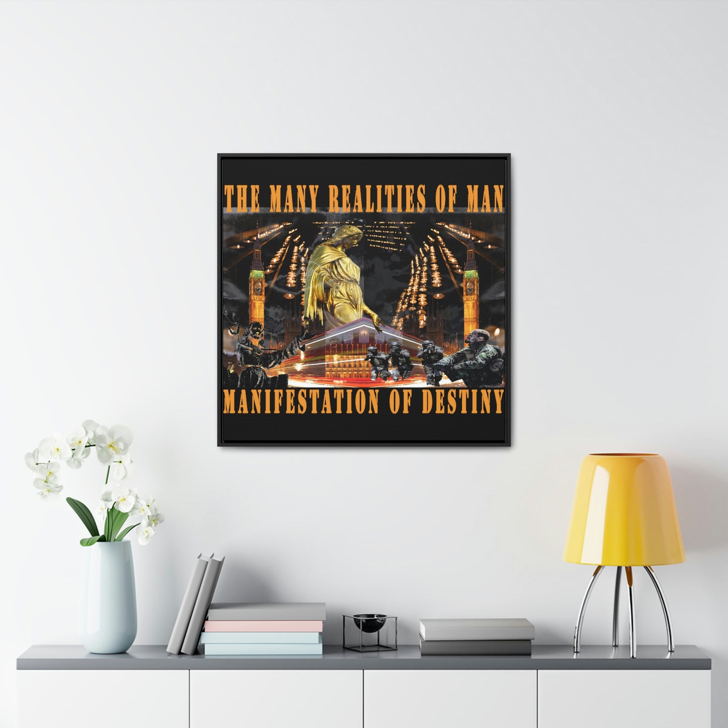 Manifestation of Destiny Gallery Canvas Wraps, Square Frame