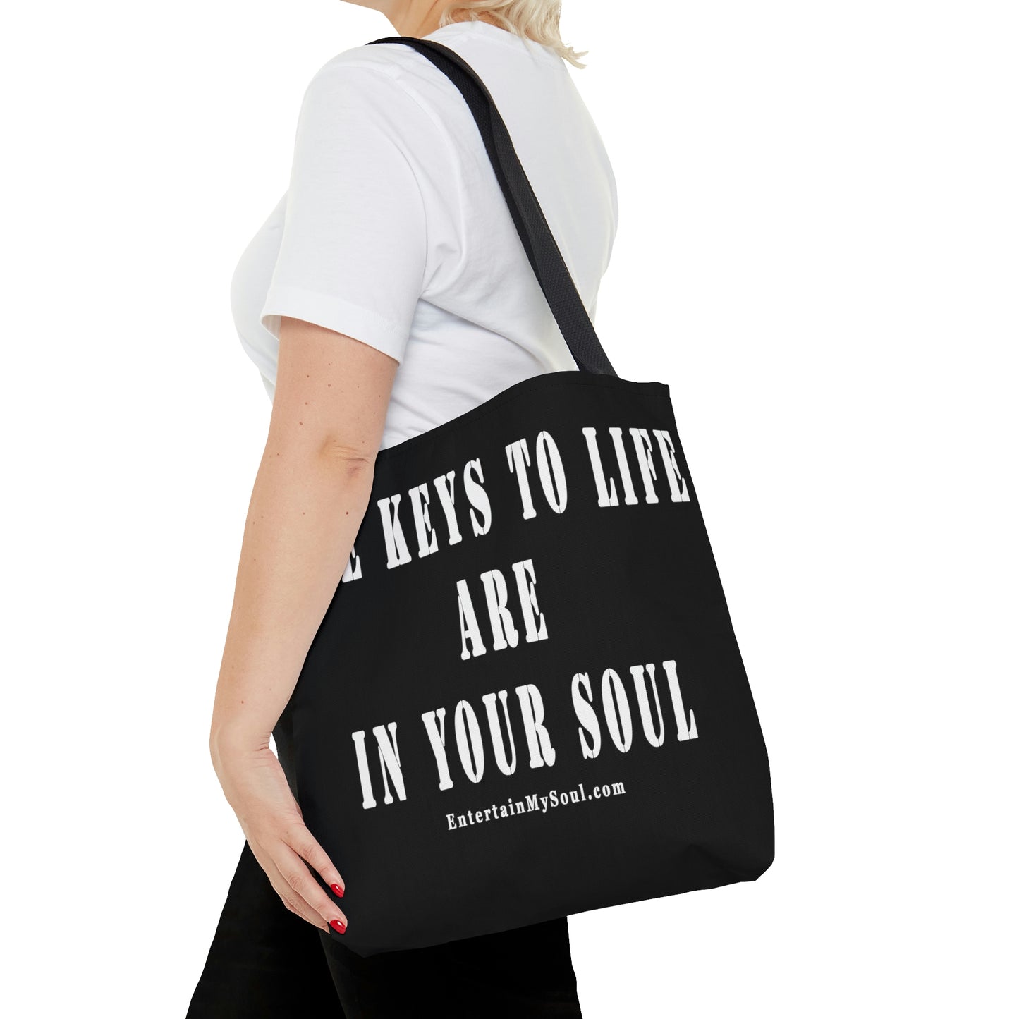 AOP Tote Bag The Keys to Life are in Your Soul