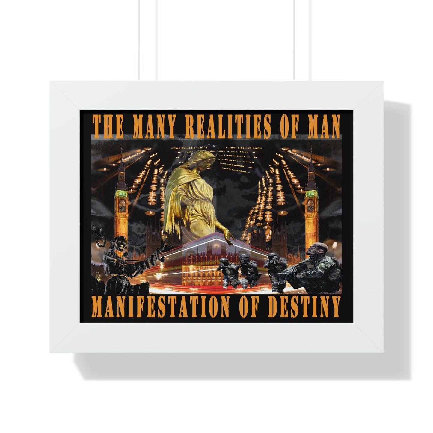 Manifestation of Destiny Framed Horizontal Poster