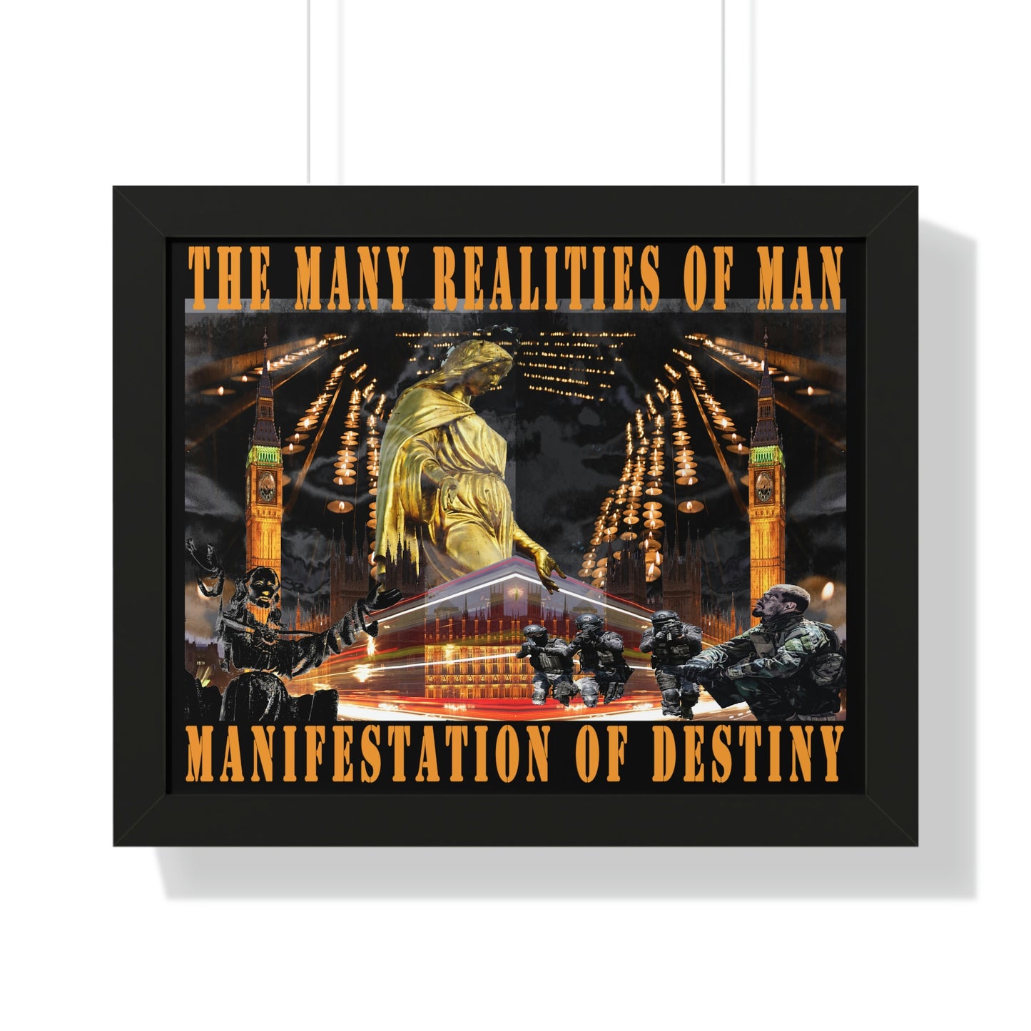 Manifestation of Destiny Framed Horizontal Poster