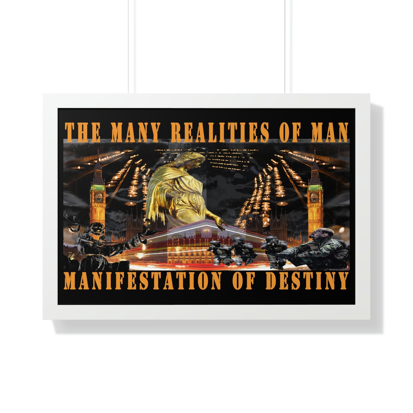 Manifestation of Destiny Framed Horizontal Poster