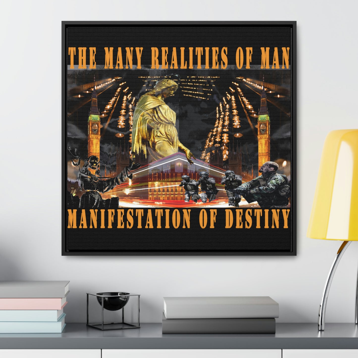 Manifestation of Destiny Gallery Canvas Wraps, Square Frame