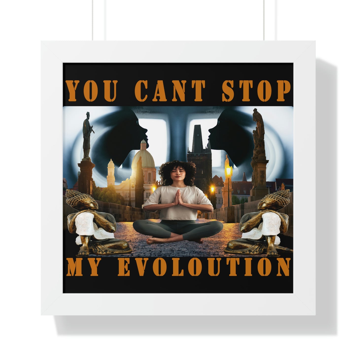 Framed Horizontal Poster YOU CAN'T STOP MY EVOLUTION