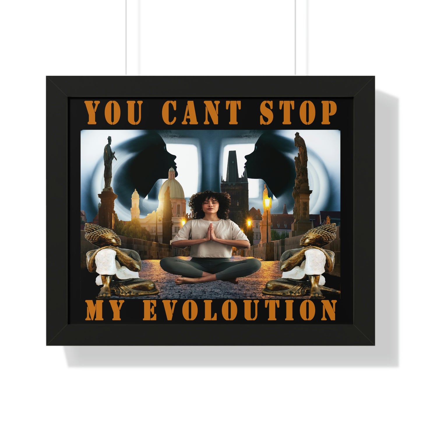 Framed Horizontal Poster YOU CAN'T STOP MY EVOLUTION