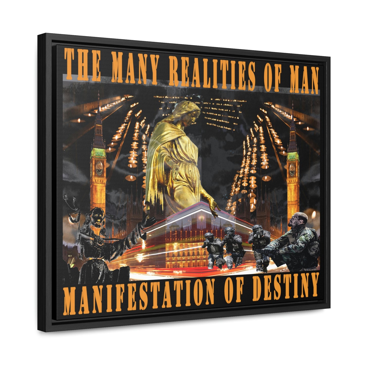 Manifestation of Destiny Gallery Canvas Wraps, Horizontal Frame