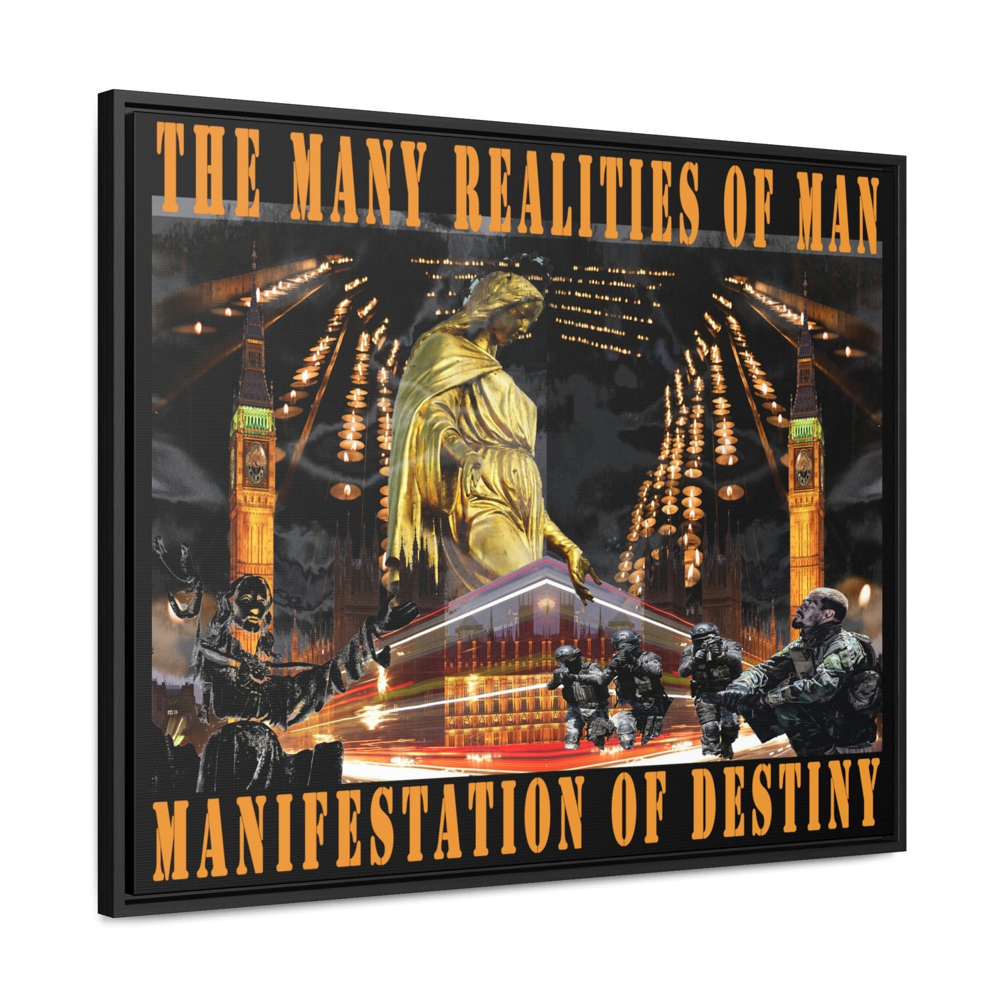 Manifestation of Destiny Gallery Canvas Wraps, Horizontal Frame