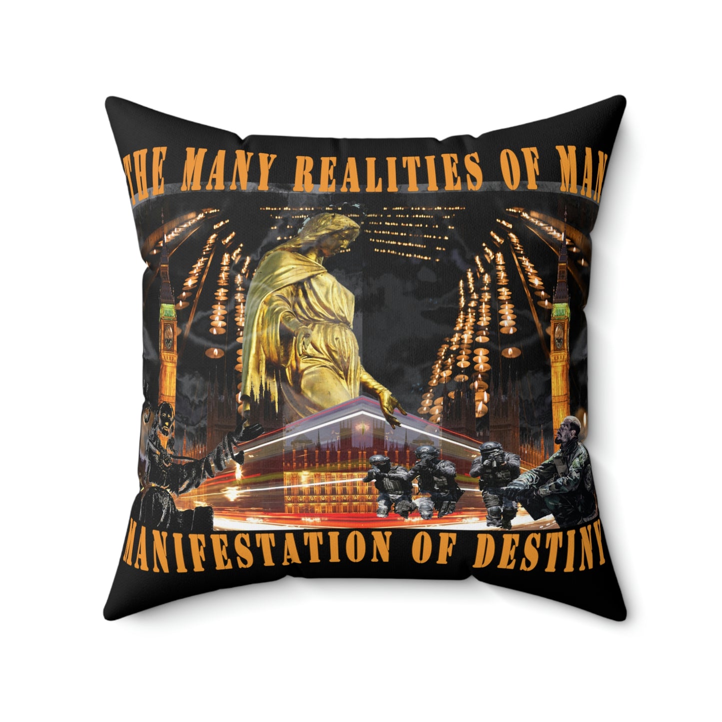 Manifestation of Destiny Spun Polyester Square Pillow