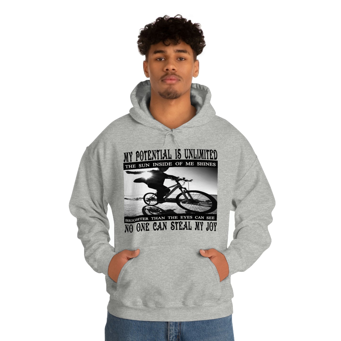 Unisex My Potential is Unlimited Heavy Blend™ Hooded Sweatshirt