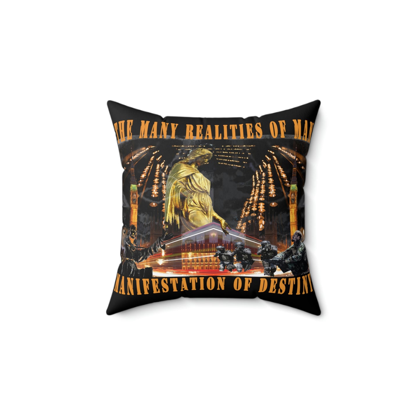 Manifestation of Destiny Spun Polyester Square Pillow