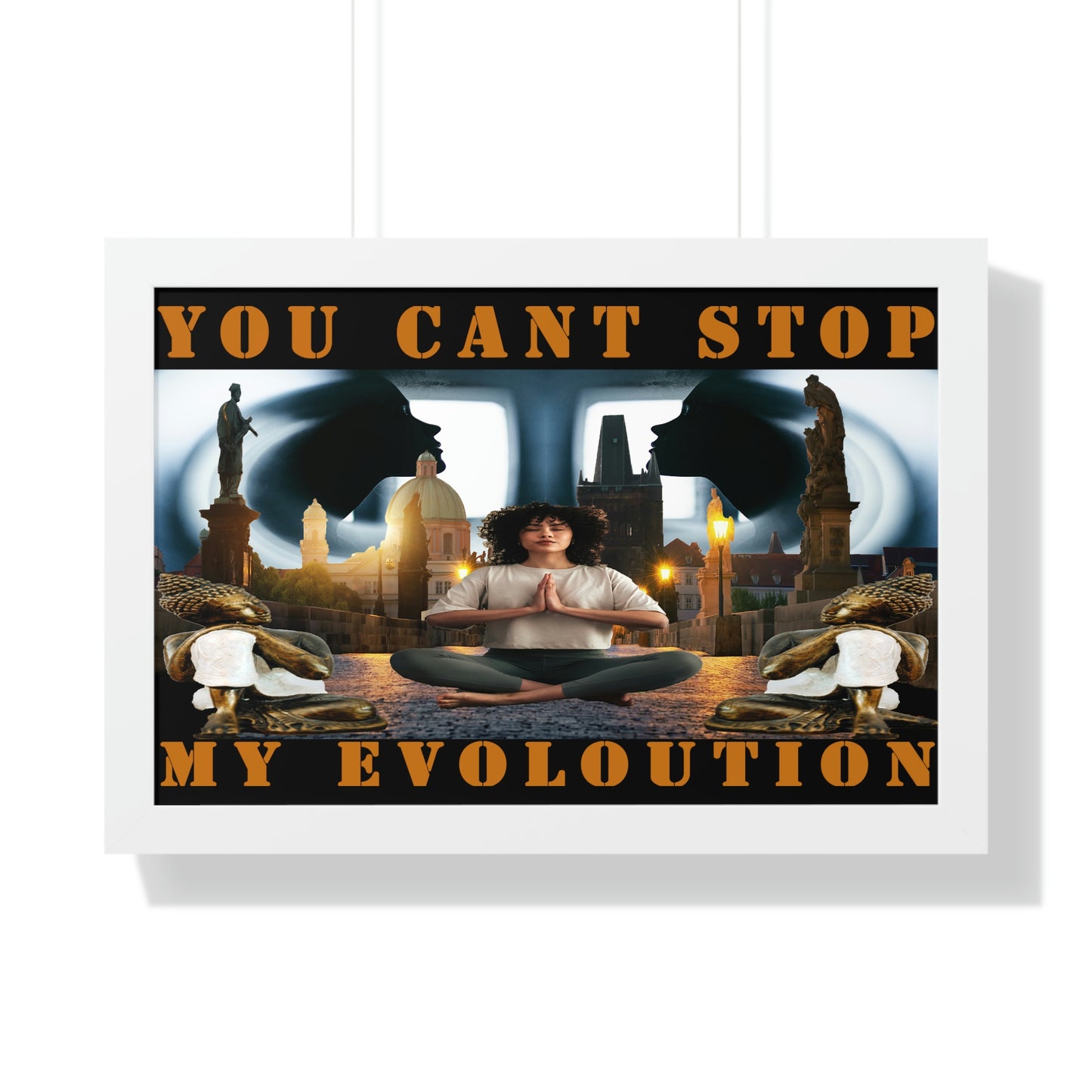 Framed Horizontal Poster YOU CAN'T STOP MY EVOLUTION