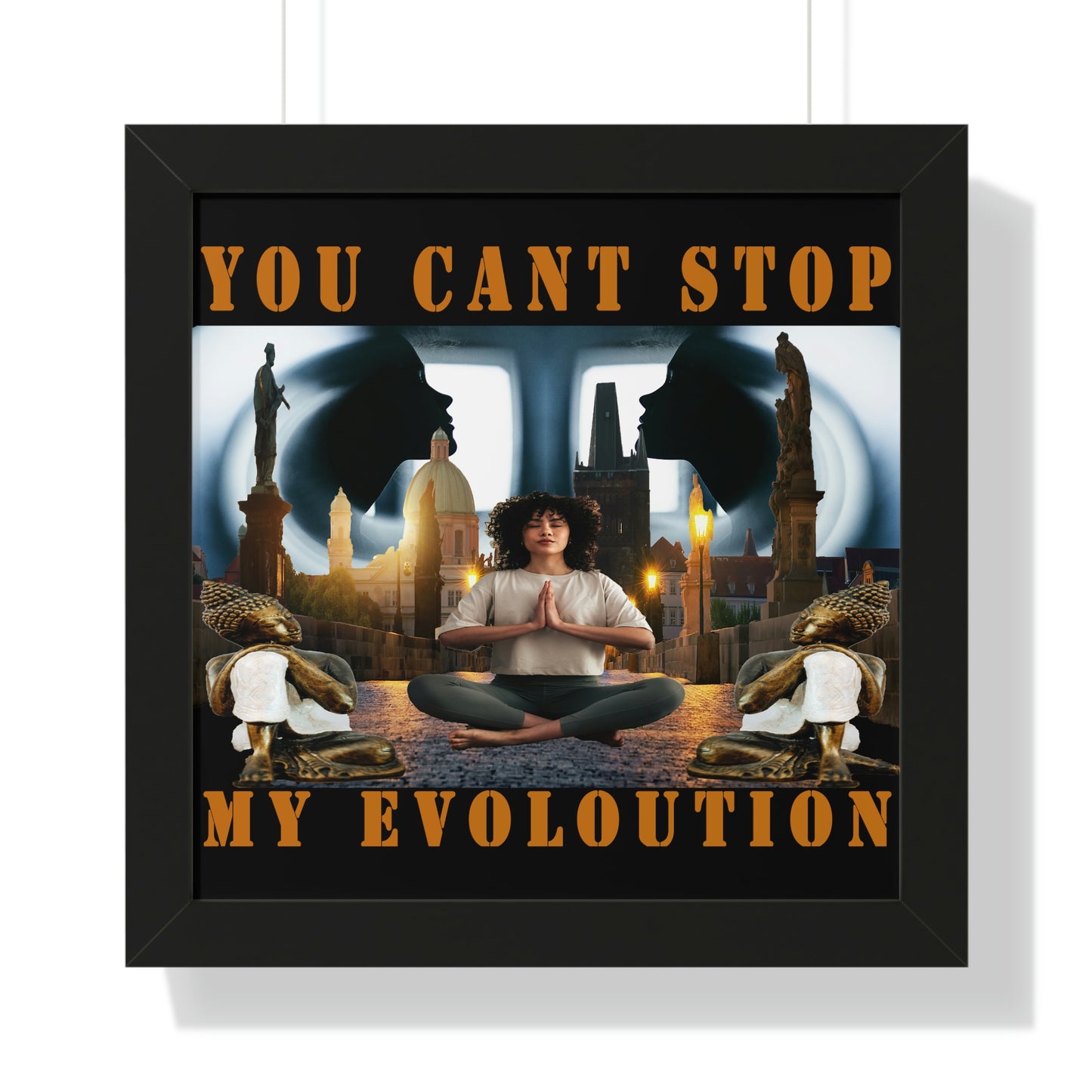 Framed Horizontal Poster YOU CAN'T STOP MY EVOLUTION