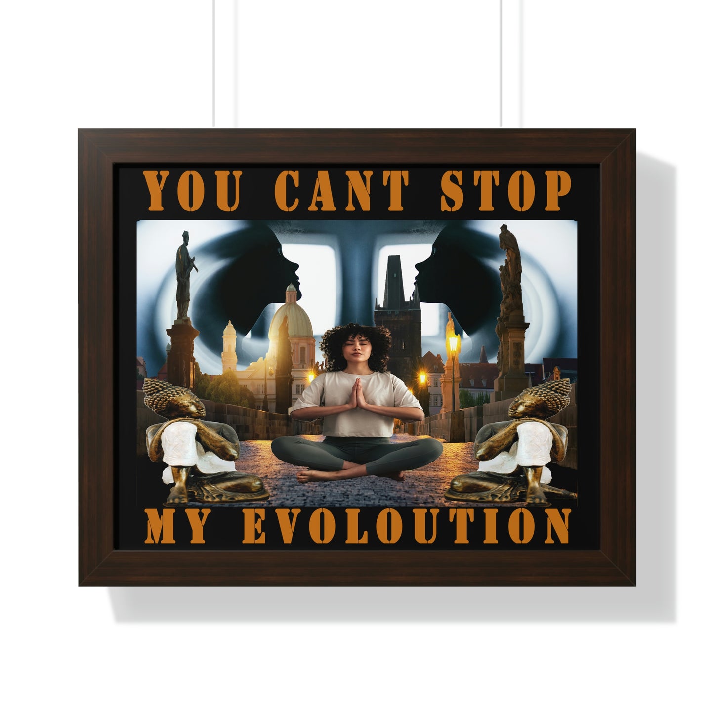 Framed Horizontal Poster YOU CAN'T STOP MY EVOLUTION