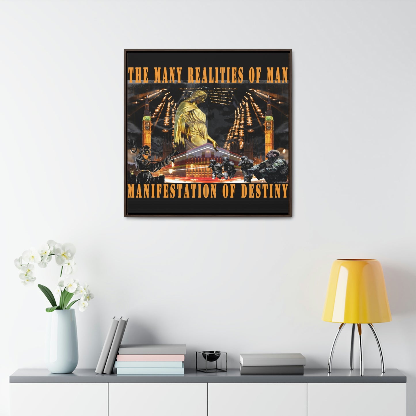 Manifestation of Destiny Gallery Canvas Wraps, Square Frame