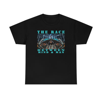 Unisex The Race Between Mind and Man Heavy Cotton Tee