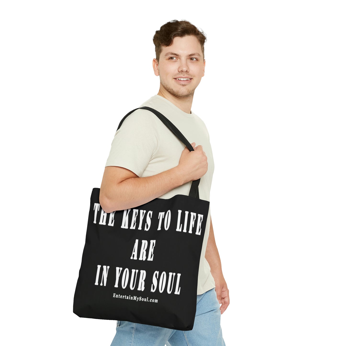 AOP Tote Bag The Keys to Life are in Your Soul