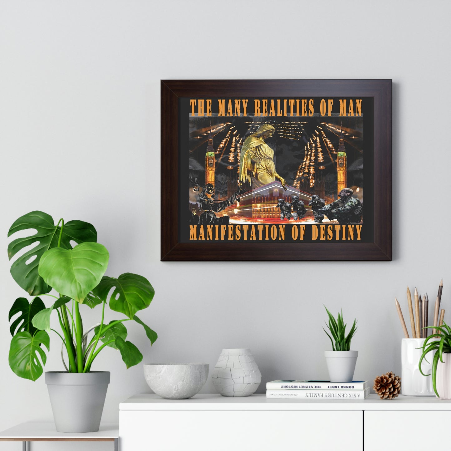 Manifestation of Destiny Framed Horizontal Poster