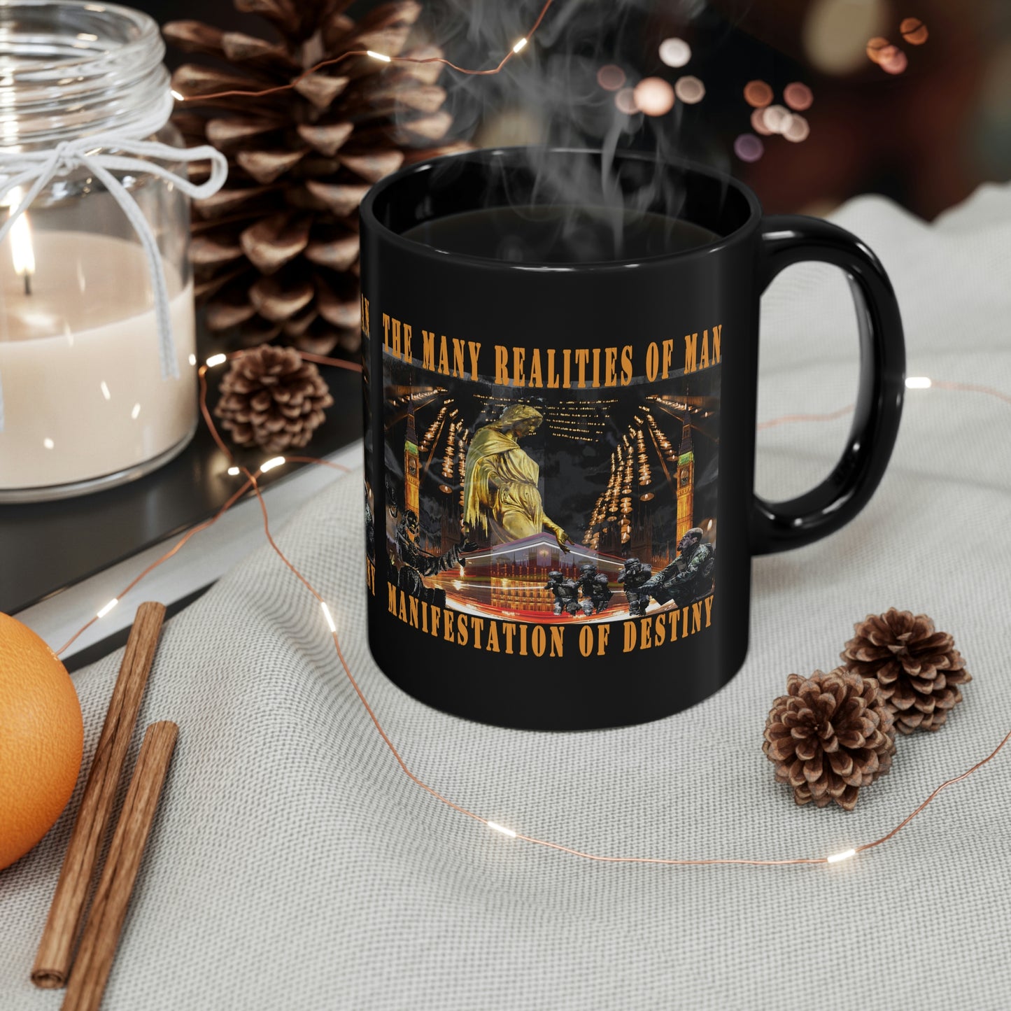 Manifestation of Destiny 11oz Black Mug