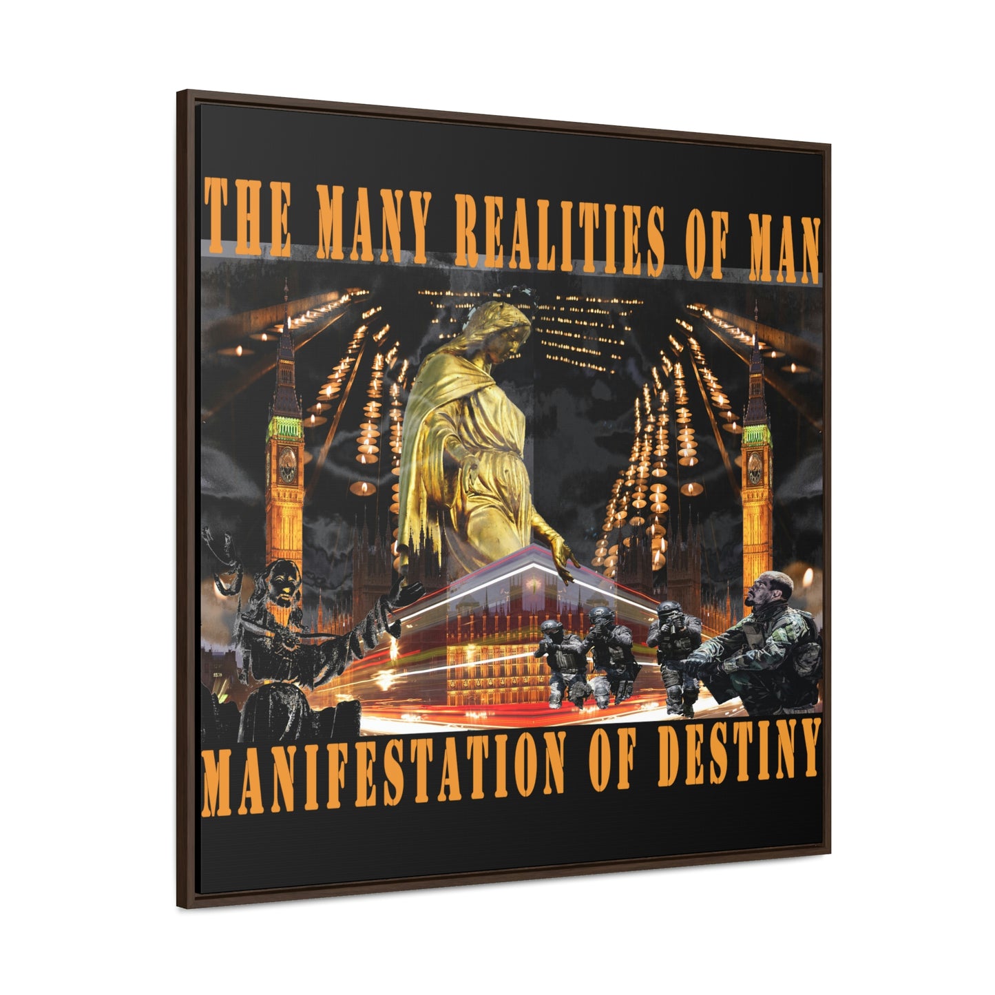 Manifestation of Destiny Gallery Canvas Wraps, Square Frame