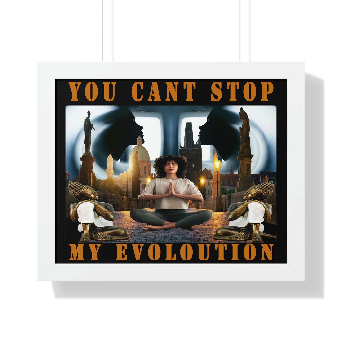 Framed Horizontal Poster YOU CAN'T STOP MY EVOLUTION