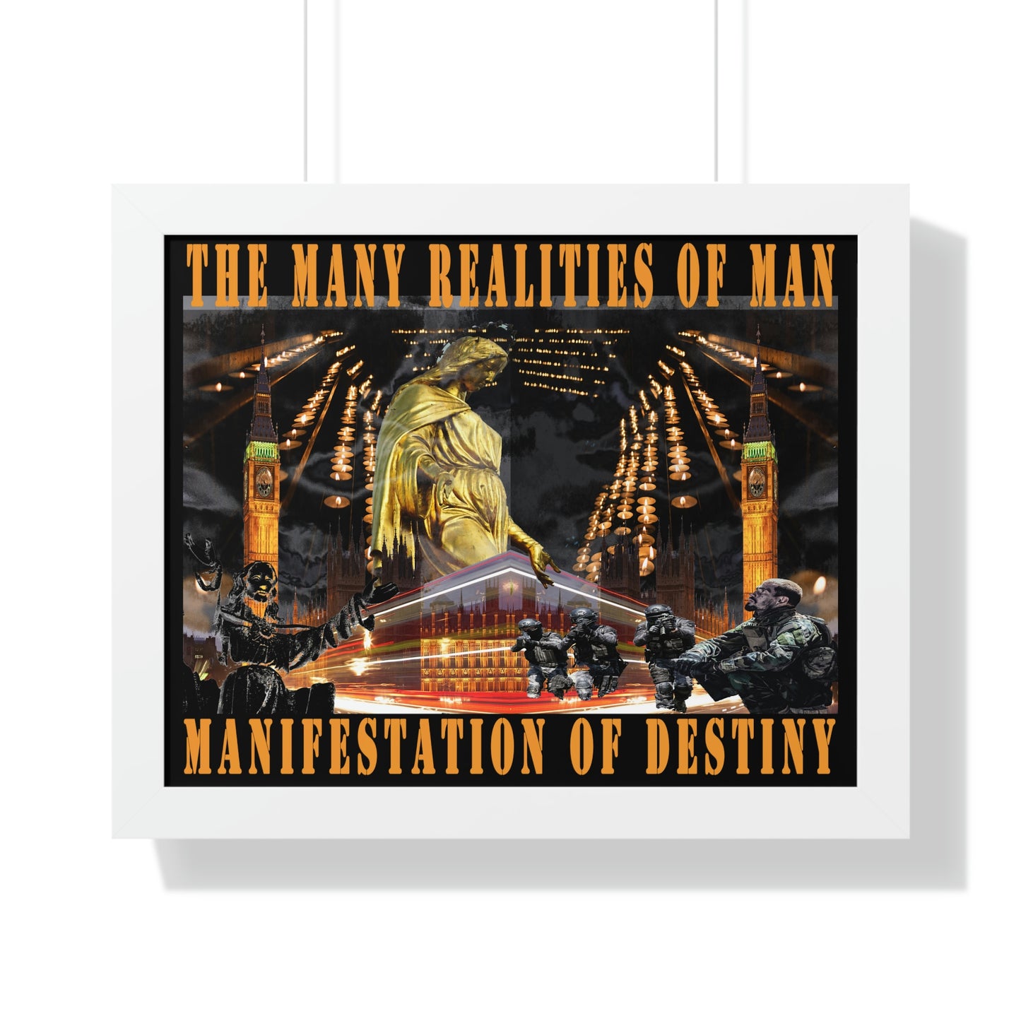 Manifestation of Destiny Framed Horizontal Poster