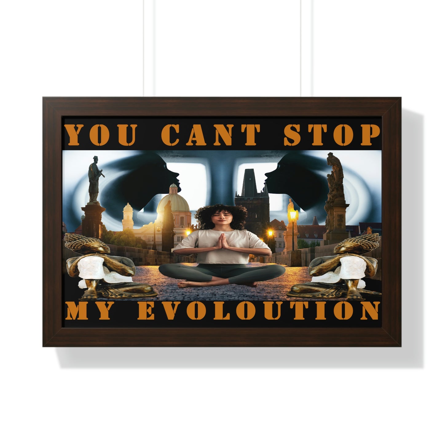 Framed Horizontal Poster YOU CAN'T STOP MY EVOLUTION