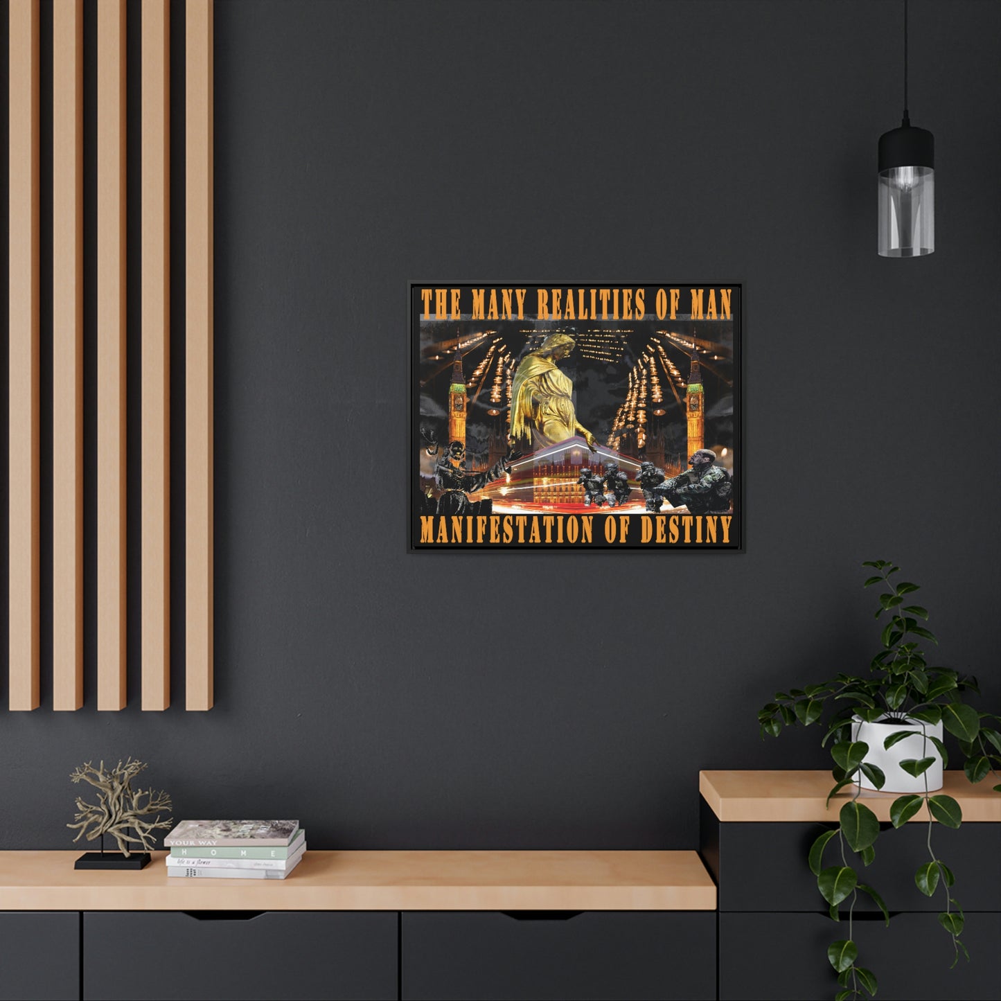 Manifestation of Destiny Gallery Canvas Wraps, Horizontal Frame