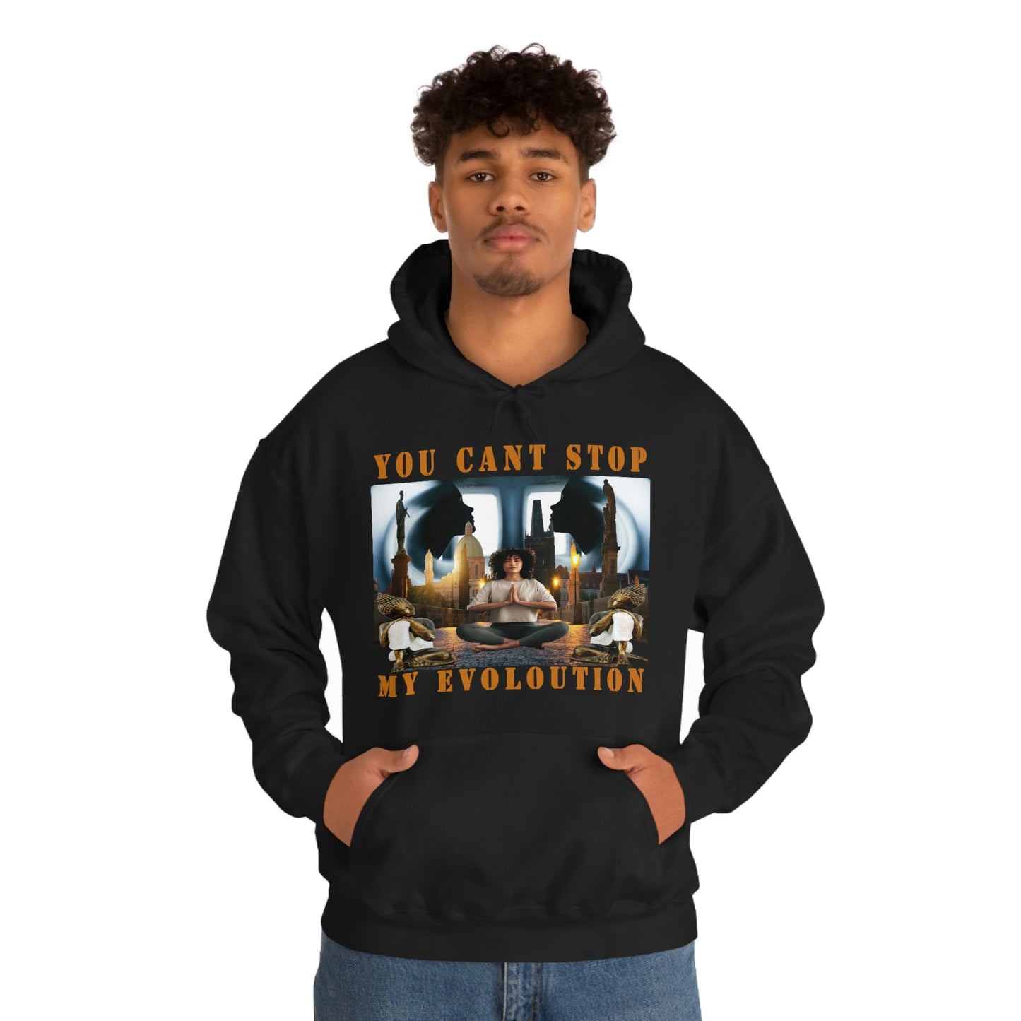 Unisex Heavy Blend™ You cant stop my Evolution Hooded Sweatshirt