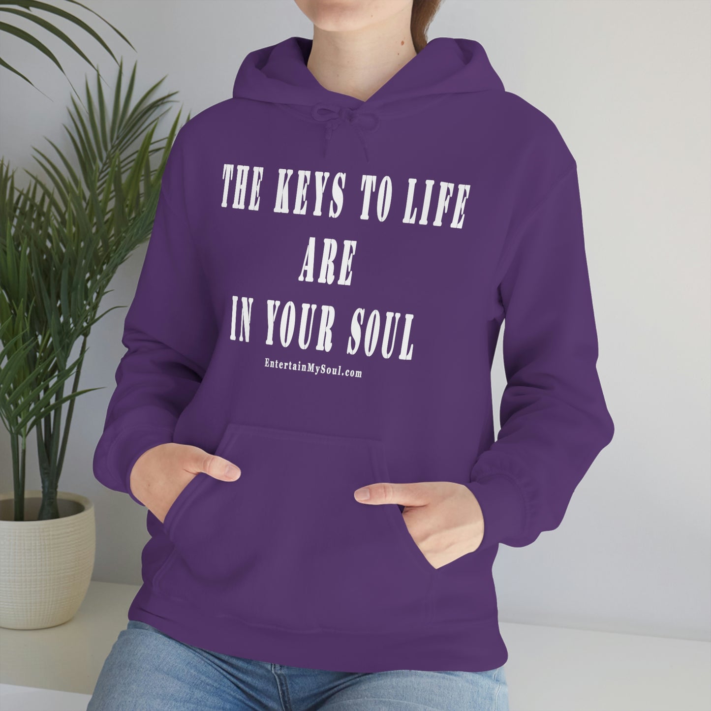 Unisex Heavy Blend™ Hooded Sweatshirt The Keys to Life are in Your Soul