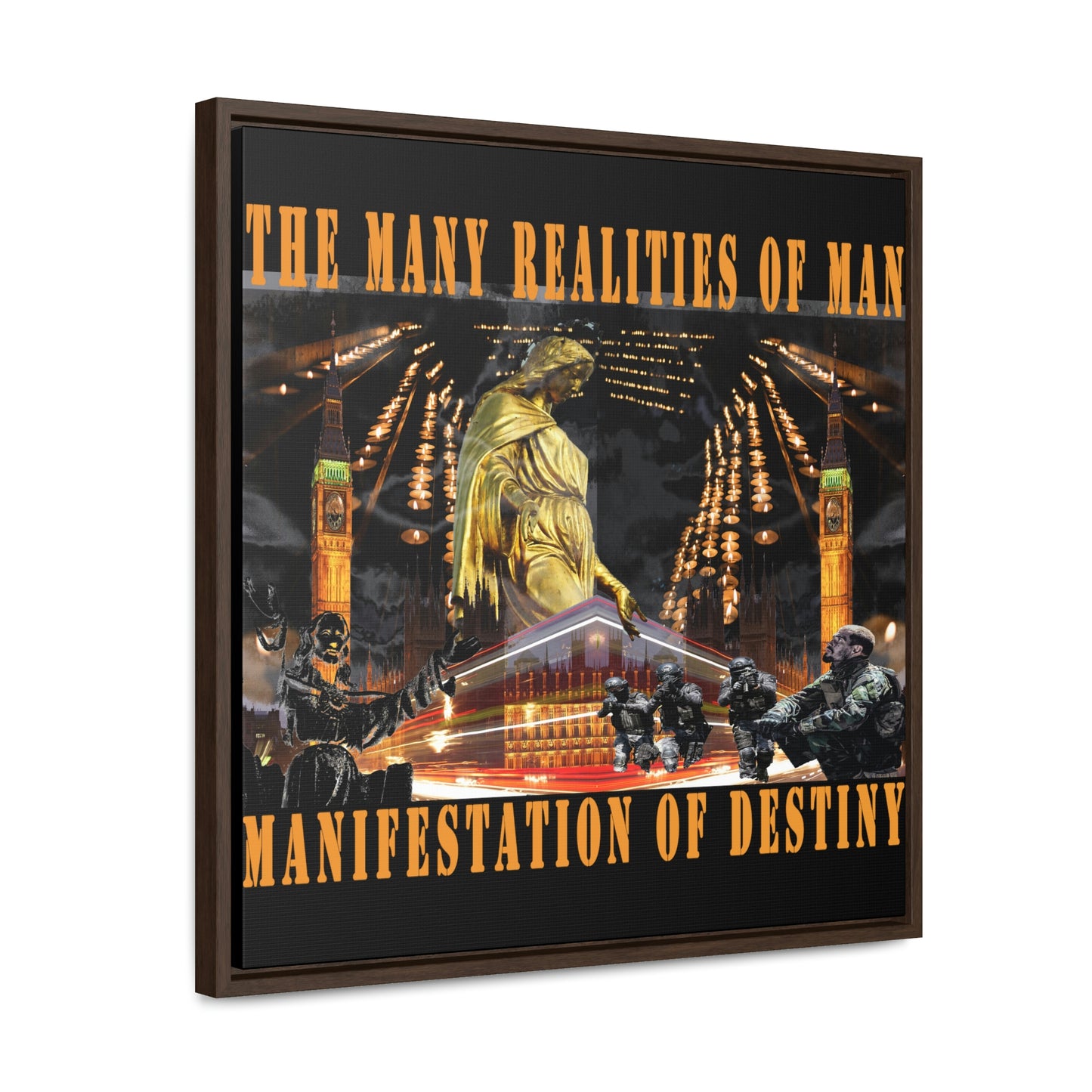 Manifestation of Destiny Gallery Canvas Wraps, Square Frame