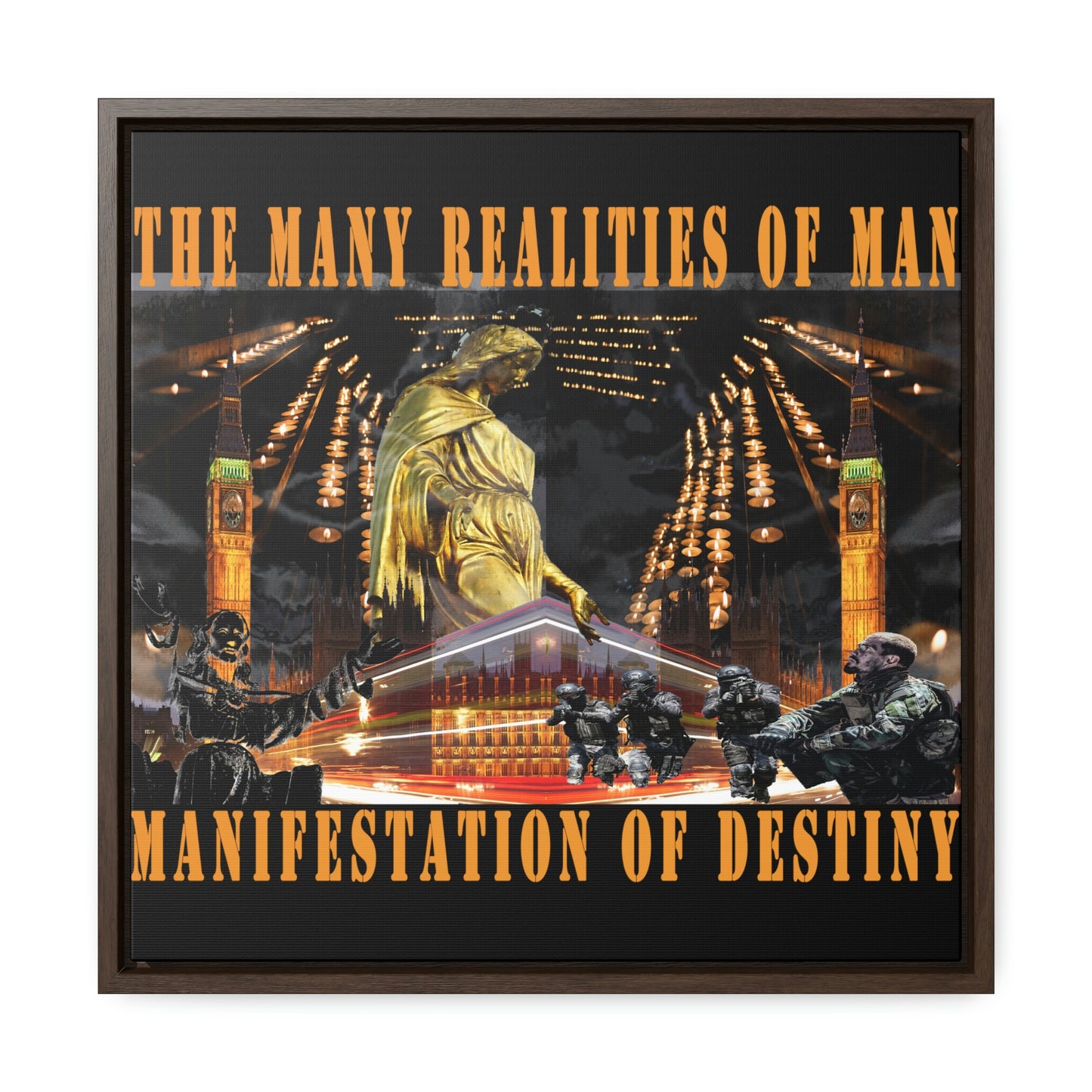 Manifestation of Destiny Gallery Canvas Wraps, Square Frame