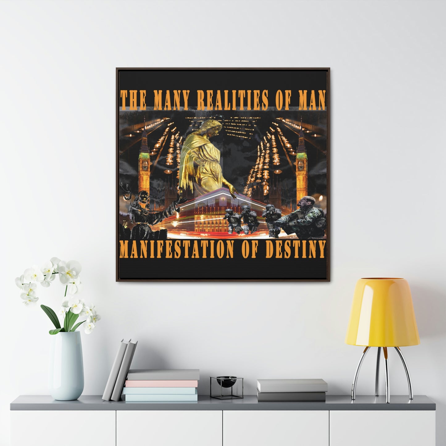 Manifestation of Destiny Gallery Canvas Wraps, Square Frame