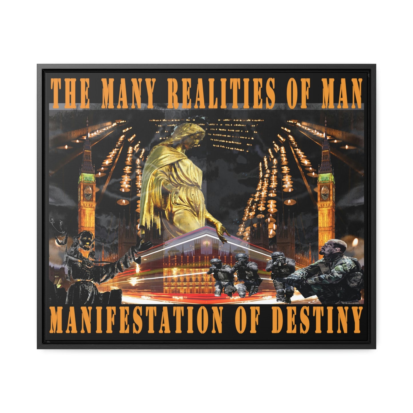 Manifestation of Destiny Gallery Canvas Wraps, Horizontal Frame