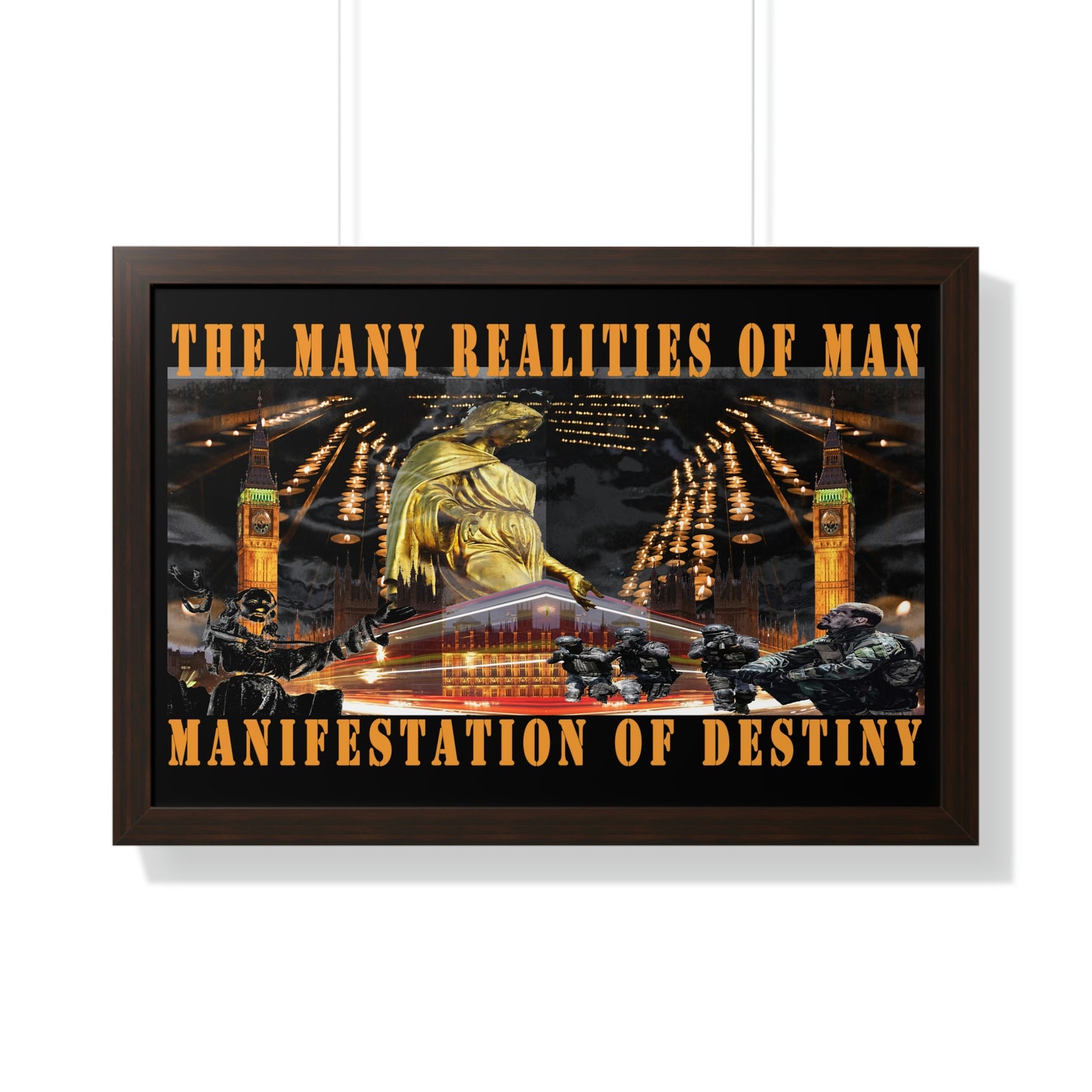 Manifestation of Destiny Framed Horizontal Poster