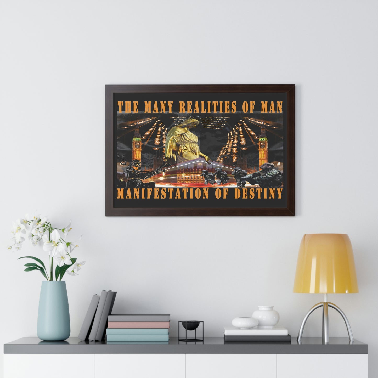 Manifestation of Destiny Framed Horizontal Poster